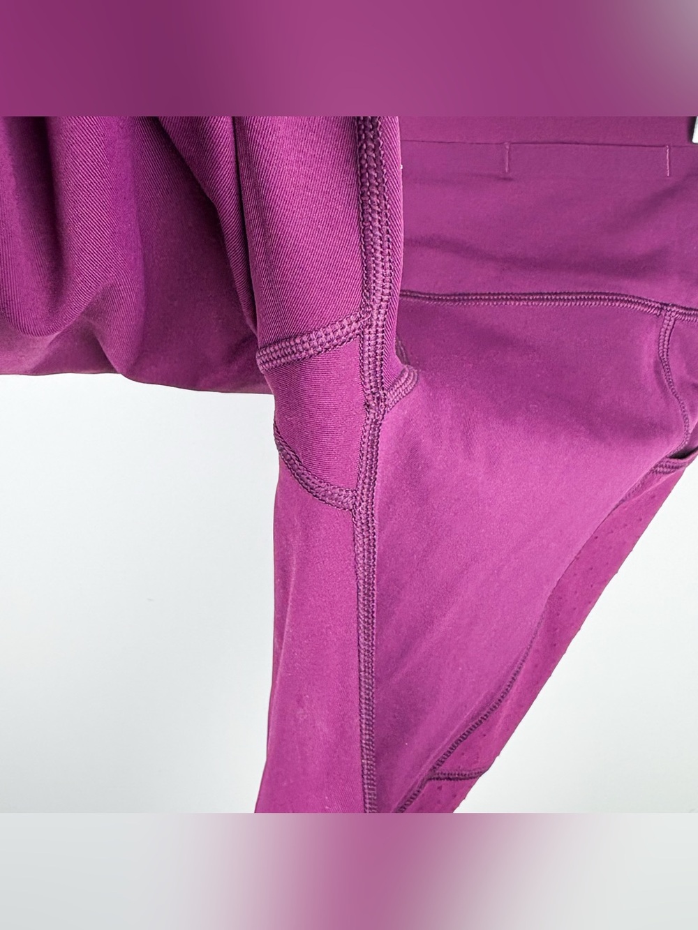 Lululemon Mind Over Miles Crop 17" Marvel Purple Size 6 Luxtreme Legging Tight - Picture 4 of 8